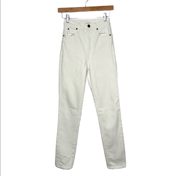 SLVRLAKE | Beatnik High Waisted Jeans in White Wash 24 - Picture 9 of 10